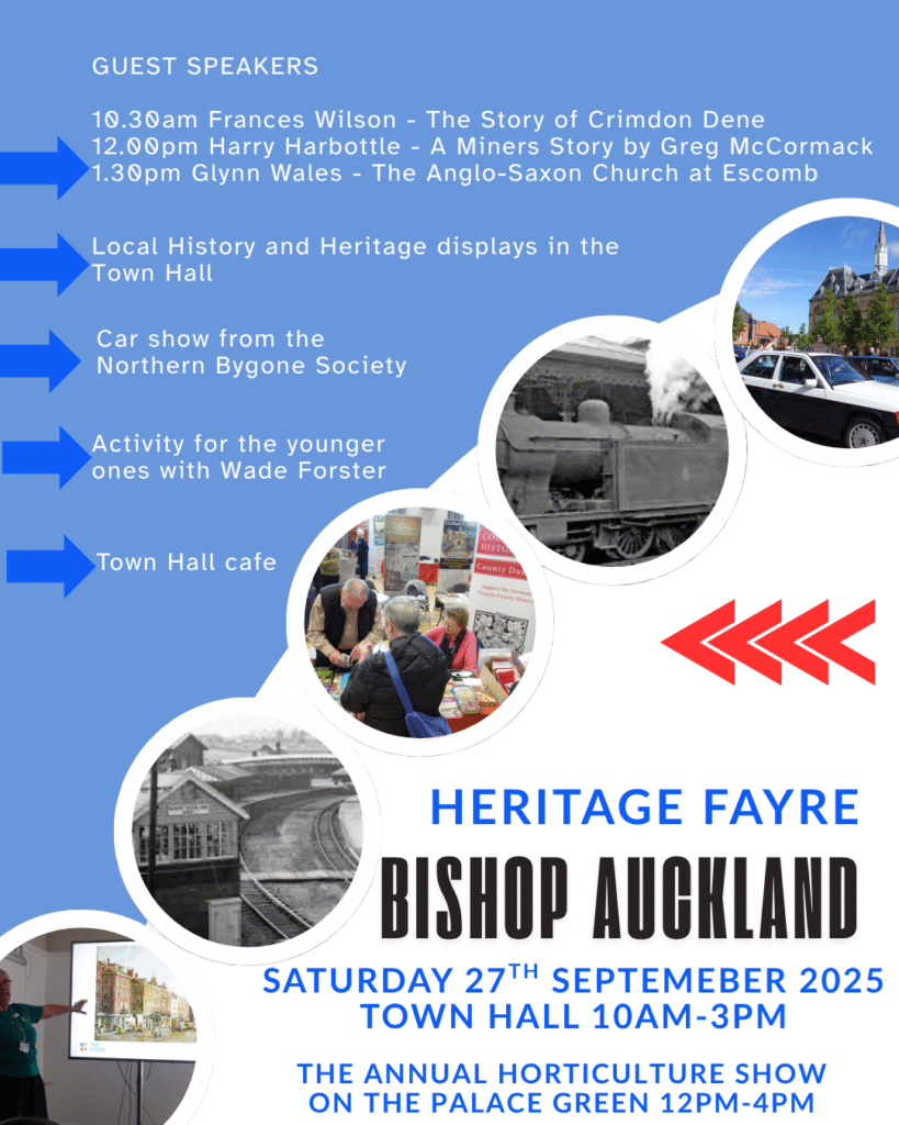 Heritage Fayre, Bishop Auckland - Saturday 27th September 2025.