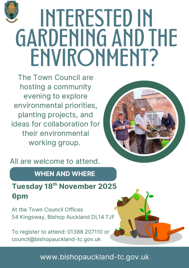 BATC Environment Working Group Poster, 18th November 2025, 6pm at the Town Council Offices.