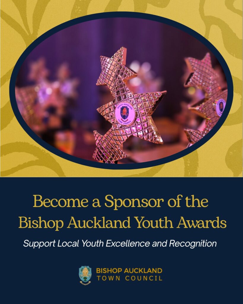 Become a Sponsor for the Bishop Auckland Youth Awards 2026. Support Local Youth Excellence and Recognition.