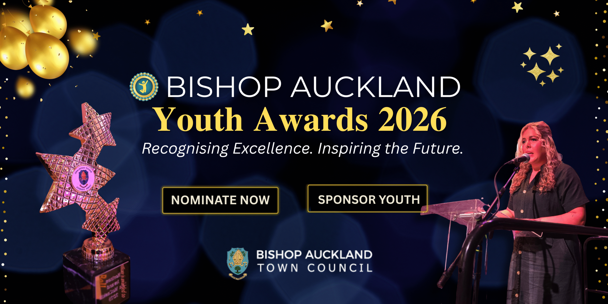Bishop Auckland Youth Awards 2026 - Recognising Excellence, Inspiring the Future. Nominate Now.