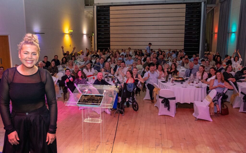 Channy Thompson with the Crowd of Awards Winners at the Presentation Evening of the Youth Awards 2026.