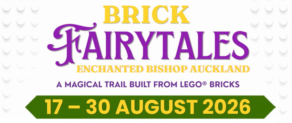 Brick Fairytales, Enchanted Bishop Auckland. A Magical Trail built from LEGO(R) Bricks. 17th August to the 30th August 2026.