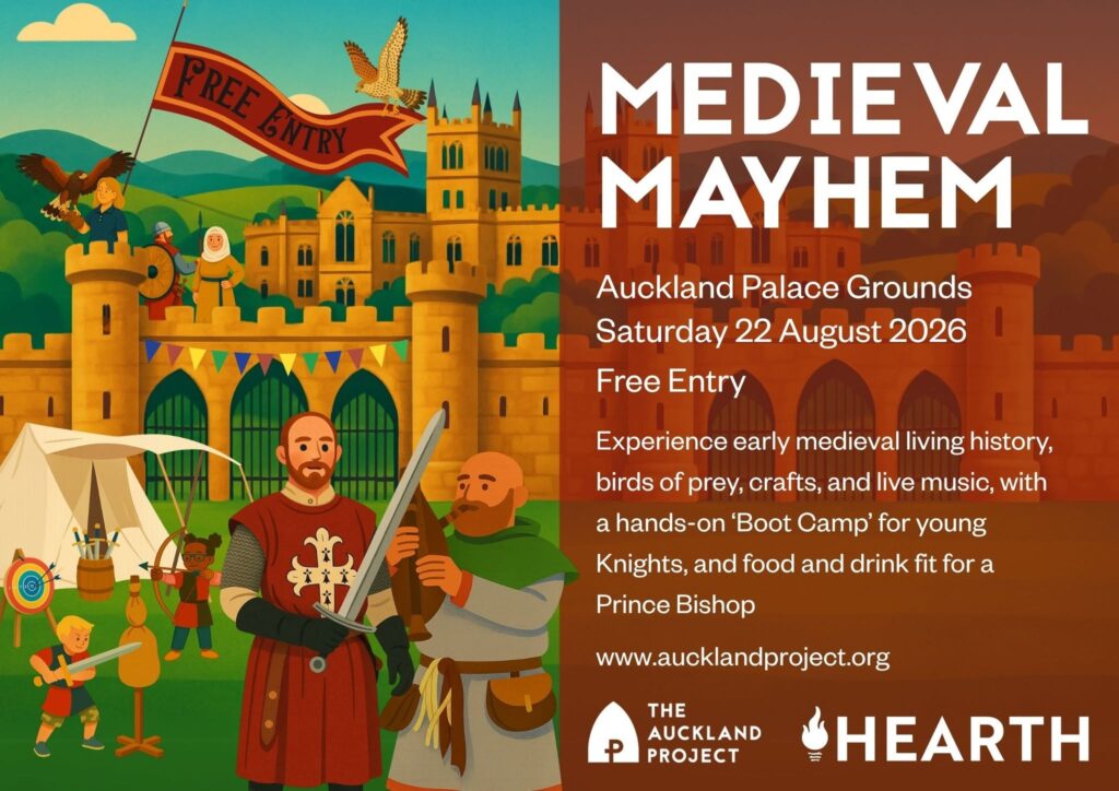 Medieval Mayhem at Auckland Palace, Bishop Auckland, Saturday 22nd August 2026.