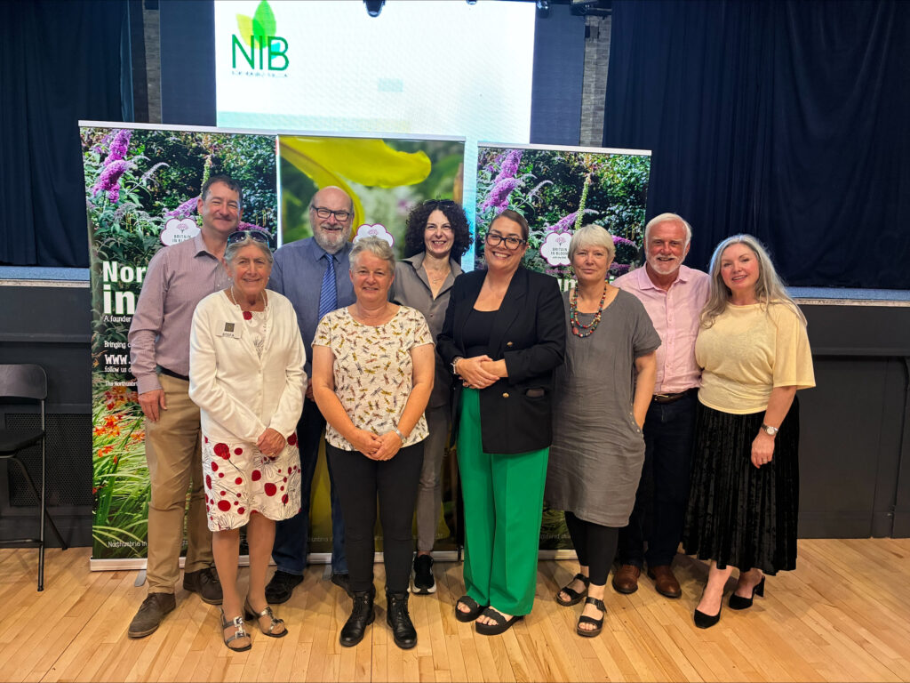 Representatives of the Greener Together Group at the Northumbria in Bloom Awards in Gateshead.
